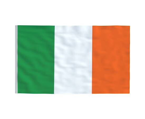 Steag irlanda și stâlp din aluminiu, 5,55 m, 4 image