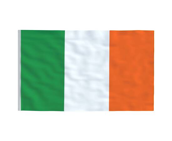 Steag irlanda și stâlp din aluminiu, 6,23 m, 4 image