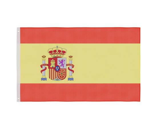 Steag spania și stâlp din aluminiu, 5,55 m, 4 image