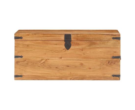 Cufăr, 90 x 40 x 40 cm, lemn masiv de acacia, 2 image