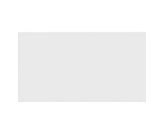 Cufăr de depozitare, alb, 84x42x46 cm, lemn compozit, 6 image