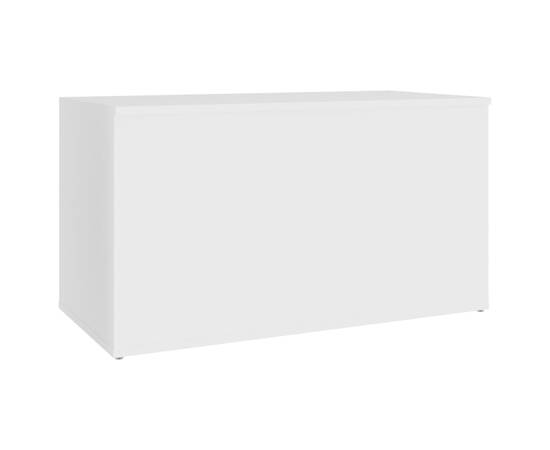 Cufăr de depozitare, alb, 84x42x46 cm, lemn compozit, 5 image