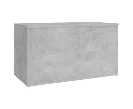 Cufăr de depozitare, gri beton, 84x42x46 cm, lemn compozit, 5 image