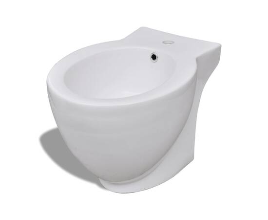 Set de toaletă & bideu, alb, ceramică, 8 image