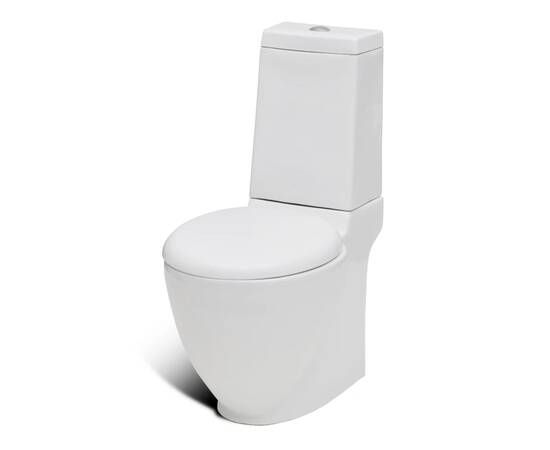 Set de toaletă & bideu, alb, ceramică, 3 image