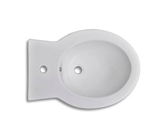 Set de toaletă & bideu, alb, ceramică, 11 image