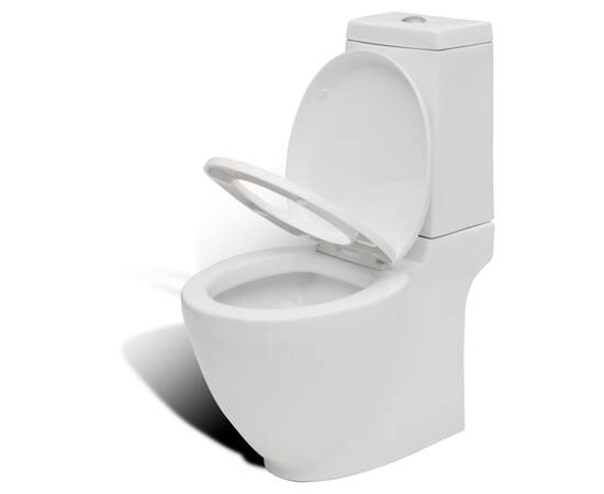 Set de toaletă & bideu, alb, ceramică, 7 image