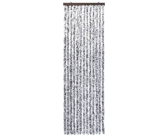 Perdea pentru insecte, maro și bej, 56x200 cm, chenille, 2 image