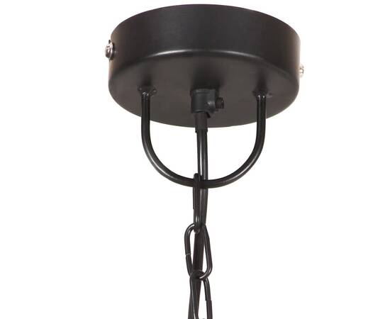 Lampă suspendată industrială, negru, 32 cm, e27, rotund, 25 w, 6 image