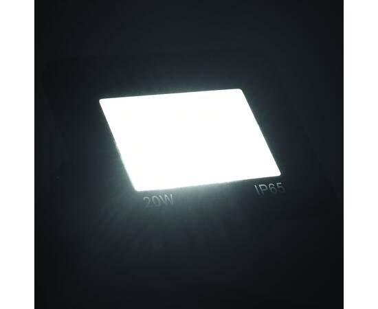 Proiectoare cu led, 20 w, 2 buc., alb rece, 3 image