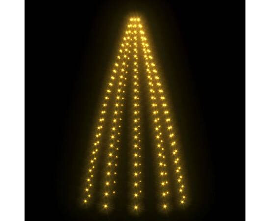 Instalație lumini brad de crăciun cu 250 led-uri, 250 cm, 4 image