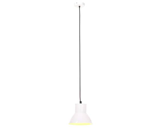 Lampă suspendată, 25 w, alb, rotund, 17 cm e27, 4 image