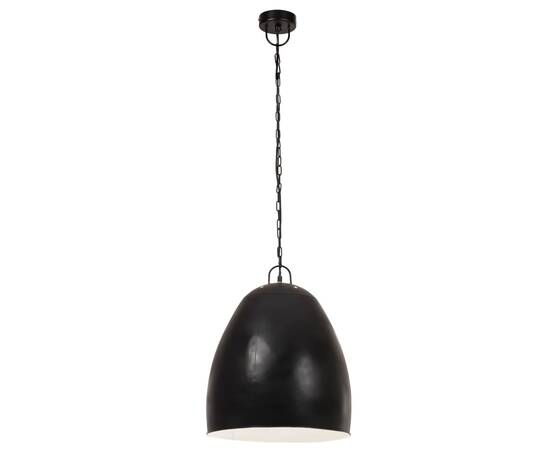 Lampă suspendată industrială, negru, 42 cm, rotund, 25 w, e27, 4 image