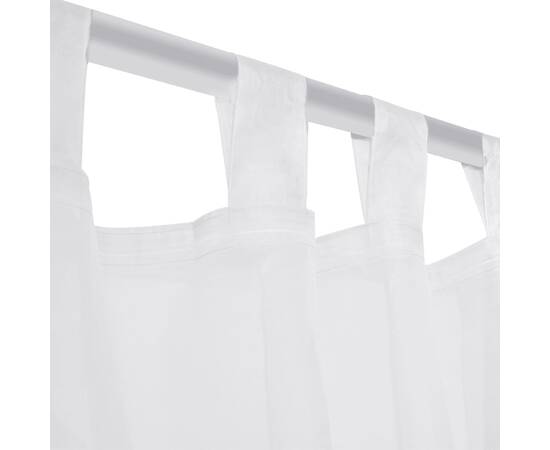 Draperie transparentă, 2 buc., 140 x 245 cm, alb, 5 image
