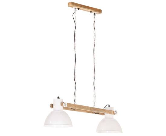 Lampă suspendată industrială, 25 w, alb, 109 cm, e27, 2 image