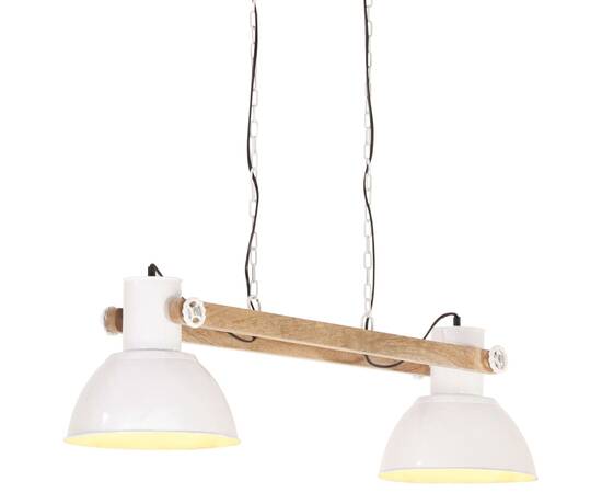 Lampă suspendată industrială, 25 w, alb, 109 cm, e27, 6 image
