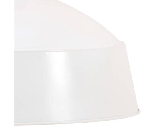 Lampă suspendată industrială, alb, 58 cm, e27, 5 image