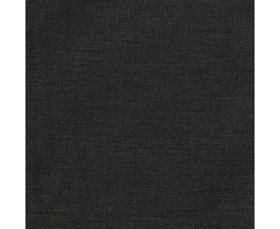 Perdele opace, aspect pânză, 2 buc., antracit, 140 x 245 cm, 4 image