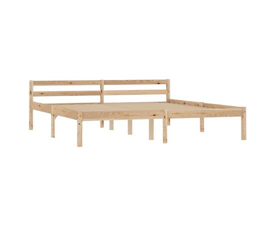 Cadru de pat, 160 x 200 cm, lemn masiv de pin, 2 image