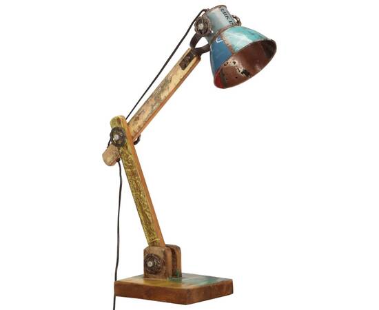 Lampă de birou industrială multicolor 23x18x95 cm e27 rotund, 2 image