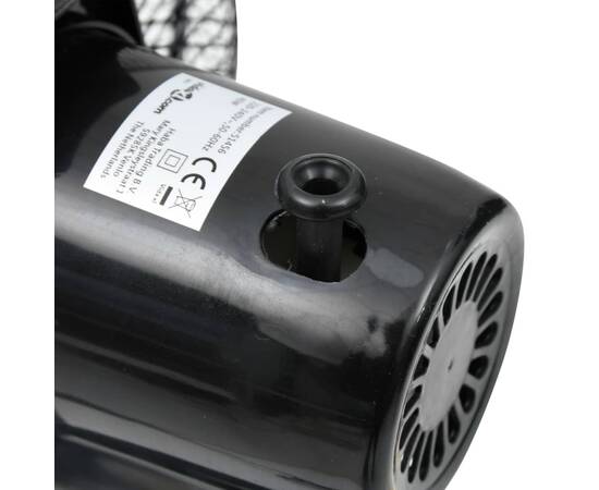 Ventilator de masă cu 3 viteze, negru, 30 cm, 40 w, 8 image