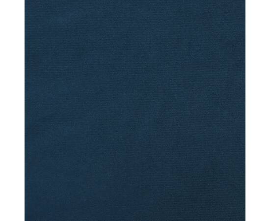 Perne decorative, 2 buc., albastru, Ø15x50 cm, catifea, 6 image