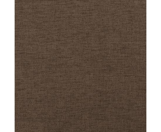 Perne decorative, 2 buc., maro, Ø15x50 cm, textil, 6 image