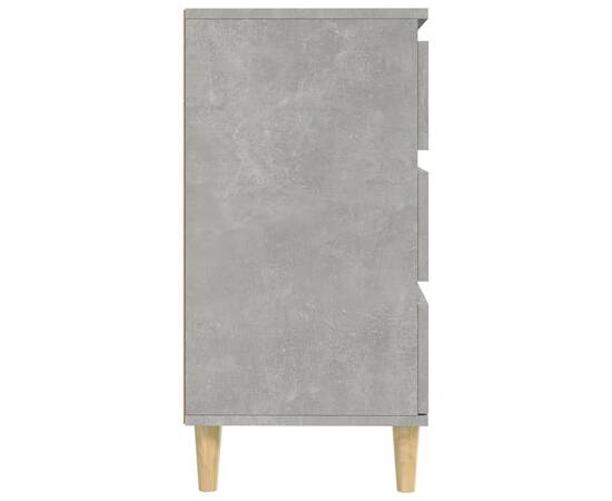 Servantă, gri beton, 60x35x70 cm, lemn prelucrat, 8 image