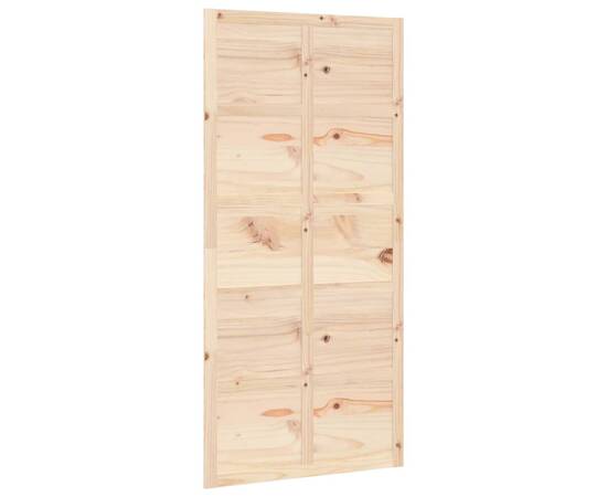 Ușă de hambar, 100x1,8x214 cm, lemn masiv de pin, 2 image