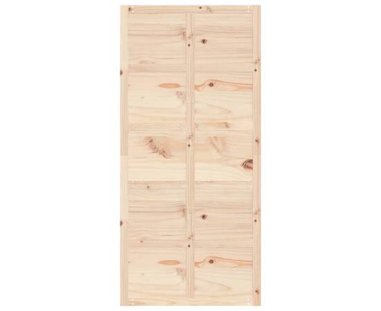 Ușă de hambar, 100x1,8x214 cm, lemn masiv de pin, 5 image