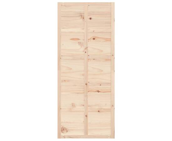 Ușă de hambar, 90x1,8x214 cm, lemn masiv de pin, 5 image