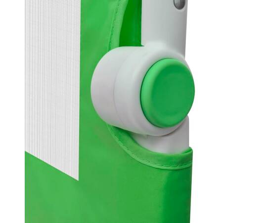 Balustradă de siguranță pentru pat de copil, verde, 102x42 cm, 5 image