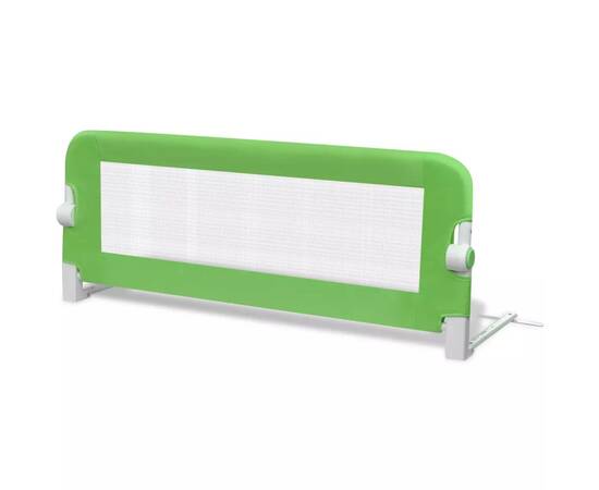 Balustradă de siguranță pentru pat de copil, verde, 102x42 cm, 2 image