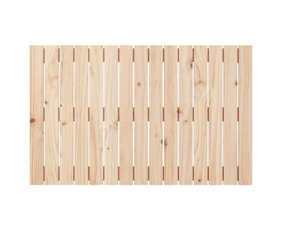 Tăblie de pat pentru perete, 95,5x3x60 cm, lemn masiv de pin, 4 image