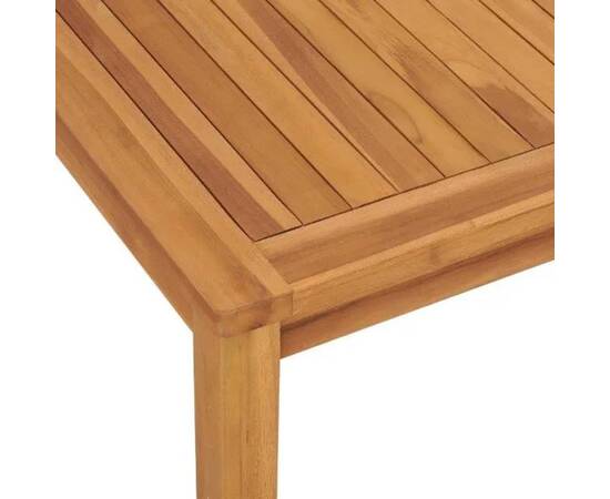 Set de masă pentru grădină, lemn masiv de tec, 3 piese, 7 image