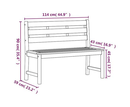 Set de masă pentru grădină, lemn masiv de tec, 3 piese, 10 image