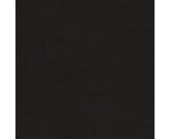 Bancă, negru, 80x45x60 cm, catifea, 6 image
