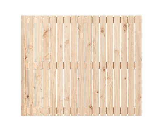Tăblie de pat pentru perete, 108x3x90 cm, lemn masiv de pin, 4 image
