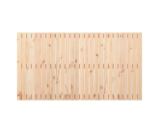 Tăblie de pat pentru perete, 166x3x90 cm, lemn masiv de pin, 4 image