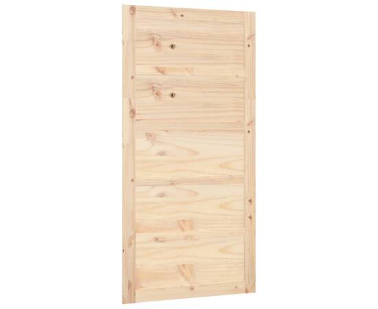 Ușă de hambar, 100x1,8x204,5 cm, lemn masiv de pin, 2 image
