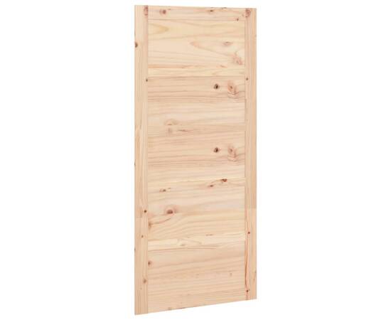 Ușă de hambar, 90x1,8x204,5 cm, lemn masiv de pin, 2 image