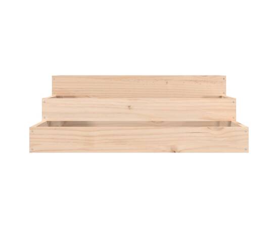 Jardinieră, 78x78x27 cm, lemn masiv de pin, 4 image