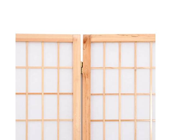 Paravan pliabil de cameră, 4 panouri, 160x170 cm, stil japonez, 6 image