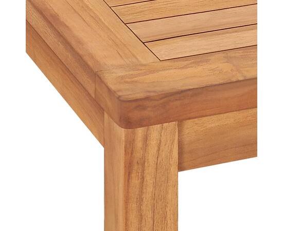 Set de masă pentru grădină, lemn masiv de tec, 3 piese, 9 image