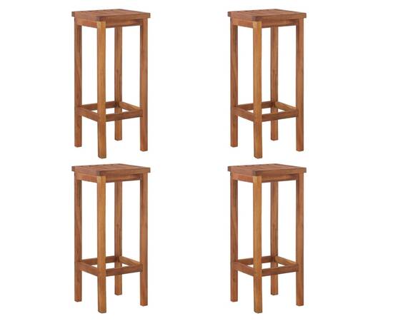 Set mobilier de grădină, 5 piese, lemn masiv de acacia, 5 image