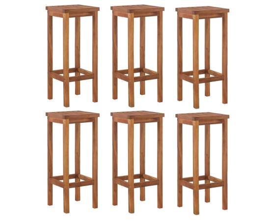 Set mobilier de grădină, 7 piese, lemn masiv de acacia, 5 image