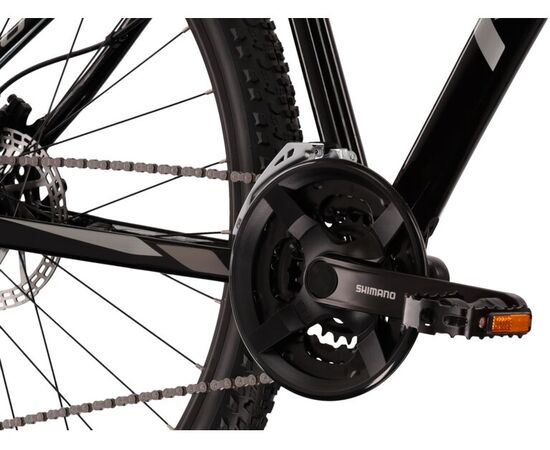 Bicicleta KROSS Hexagon 6.0 27.5" negru/gri S, Dimensiune roata: 27.5 inch, Marime cadru: S, Culoare: negru/gri, 7 image