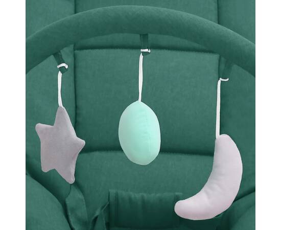 Balansoar pentru bebeluși, verde, oțel, 2 image