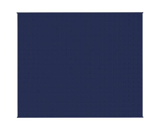 Pătură cu greutăți, albastru, 220x260 cm, 11 kg, textil, 2 image