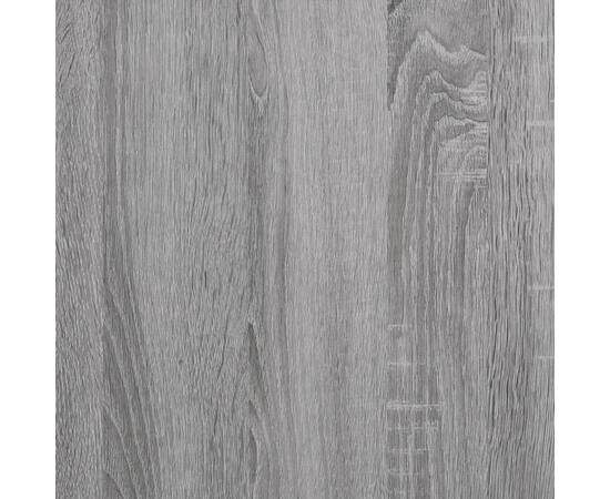 Birou de colț, gri sonoma, 200x50x76 cm, lemn prelucrat, 8 image
